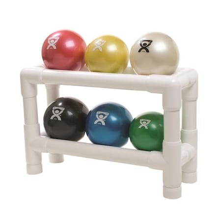 Cando International Cando 10-3188 Hand Held Size Wate Ball with 2 Tier Rack - 6 Piece 470708